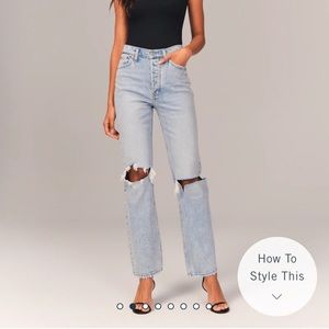 Abercrombie & Fitch High Rise Dad Jeans